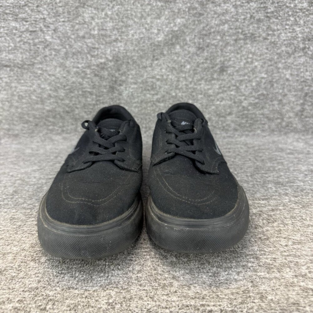 ✅Mens/Youth 7Y Nike SB Sneakers Black Canvas Skateboarding Shoes Low Unisex GS - Picture 5 of 10